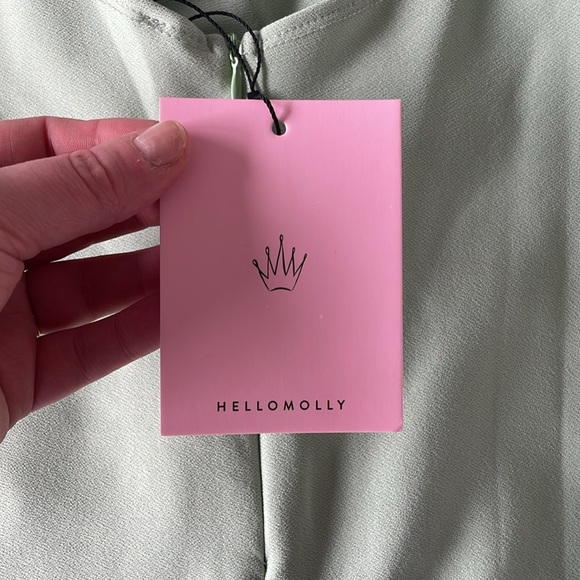 Light Green Hello Molly Strapless Column Midi Dress - Picture 5 of 6